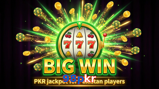 Big win animation on 98Pkr slot game