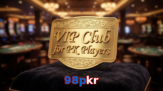 Main screen of 98Pkr vip page for PK players